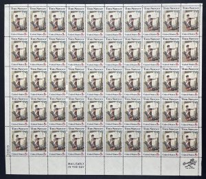 Scott 1470 TOM SAWYER Sheet of 50 US 8¢ Stamps NH 1972