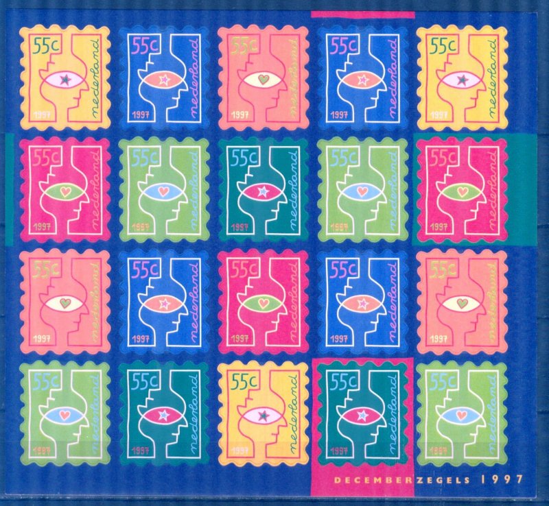 Netherlands 1997 Christmas Mi.1635/1640 Full Sheet MNH