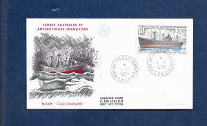 FRENCH ANTARCTIC 1993 ITALO MARSANO FDC