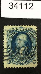 MOMEN: US STAMPS #72 USED LOT #34112