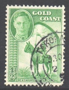 Gold Coast Scott 130 - SG135, 1948 George VI 1/2d used