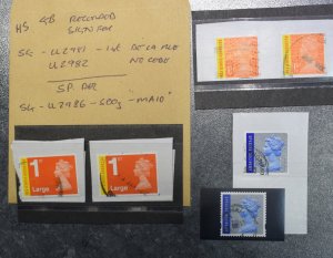 GB Stamps C Recorded Sign for large and small   ~~L@@K~~