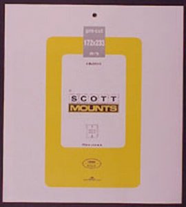 Scott/Prinz Pre-Cut Souvenir Sheets Small Panes Stamp Mounts 172x233 #1024 Clear