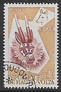 Upper Volta # 72 - Deer Mask - used....{KlZw14}