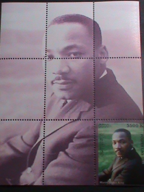 ​LAOS-1999 FAMOUS-HUMAN RIGHT HEROES-MARTIN LUTHER KING - MNH S/S VERY FINE