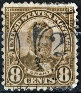 SC#640 8¢ Grant (1927) Used