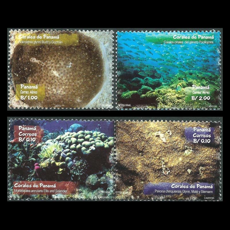 Panama 902-904, MNH, 2002 Corals. x26683