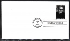 United States # 3746 ~ FDC ~ Thurgood Marshall