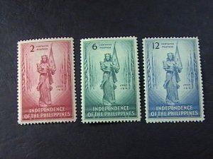 PHILIPPINES # 500-502-MINT/HINGED---COMPLETE SET-----1946