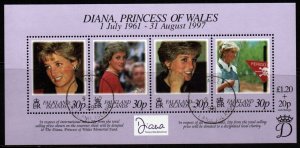 FALKLAND ISLANDS SGMS803 1998 DIANA PRINCESS OF WALES USED