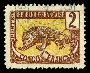French Congo 36 Used