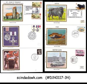 COLLECTION of COLORANO 'SILK' CACHET COVER - DIFFERENT COUNTRIES - ...