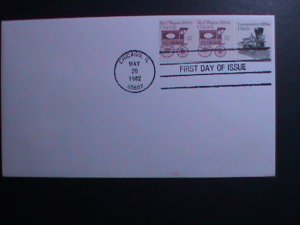 UNITED STATES 1982 SC#1903 MAIL WAGON 1880S FDC-MNH VF  WE SHIP TO WORLDWIDE.