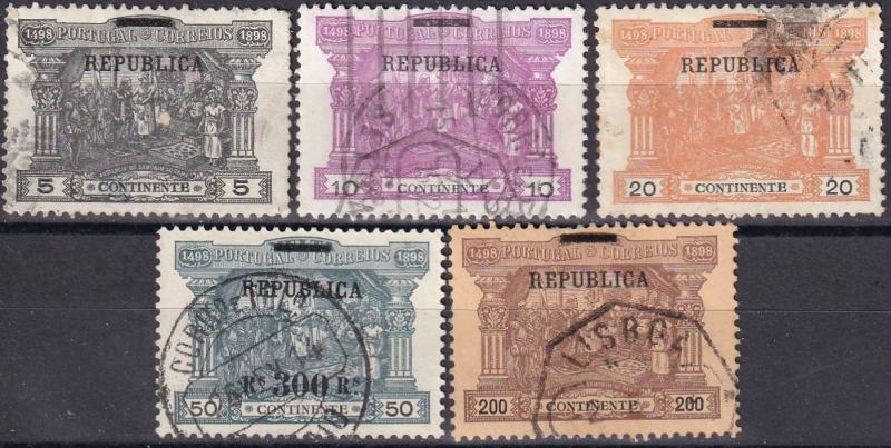 Portugal #193-7 F-VF Used   CV $114.00