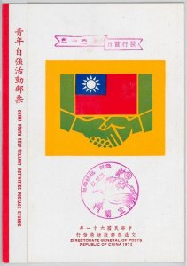 48907 CHINA TAIWAN -- Information Leaflet - 1972 Scott 1800/1803 -- SPORT-