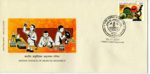 India 2011 Council of Medical Research Health Microscope FDC