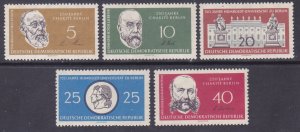 Germany DDR 520-24 MNH 1960 Humboldt University Berlin Full 5 Stamp Set VF