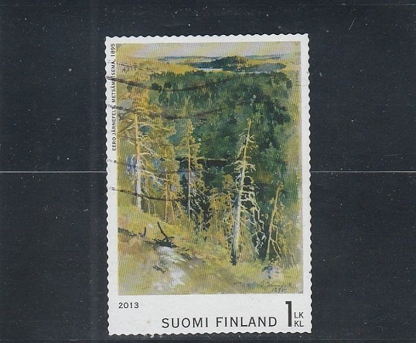 Finland  Scott#  1443a  Used  (2013 Painting of Trees)