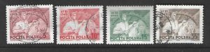 Poland 460-463  Complete  Mint/Used  SC: $1.75