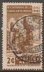 MEXICO 768, 2¢ 400th Anniv of Merida Maya Ruins Used.-VF. (709)