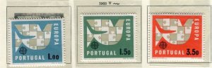 PORTUGAL; 1963 early Europa issue fine Mint MNH unmounted SET