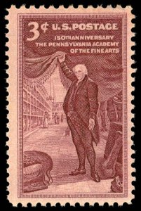 US Sc 1064 VF/MNH - 1955 3¢ Penn. Academy of Fine Art