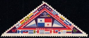 1962 Panama Poster Stamp Carnival Of The Americas Panama City March