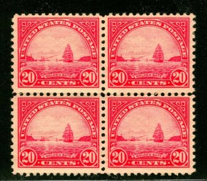 ED-903 SCOTT 567 – 1923 20c Golden Gate, carmine rose, perf 11 MNH - CV $120