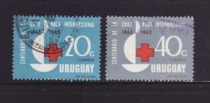 Uruguay 706-707 Set U Red Cross (D)
