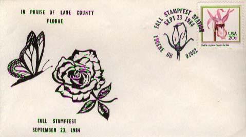 United States, Event, Stamp Collecting, Flowers, Fancy Cancels, Oregon