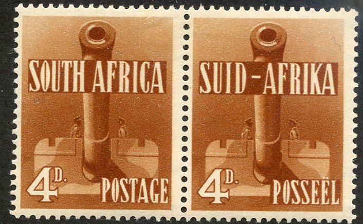 South Africa, Scott #86, Unused, Hinged pair