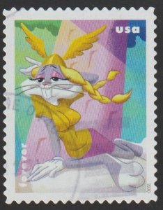 SC# 5498 - (55c) - Bugs Bunny in Costume: Operatic Diva 5/10 - Used