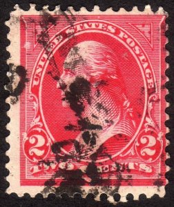 1895, US 2c, Washington, Used, Sc 267