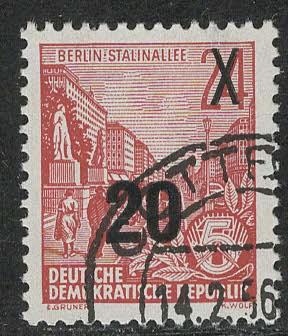 German Democratic Republic Scott # 220, postally used