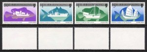 Hong Kong 1986 Fishing Vessels Set of Four U/M