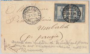 53697 - ITALY COLONIES: LIBIA - ENVELOPE with interesting cancellation TYPE 1 by TOBRUK-