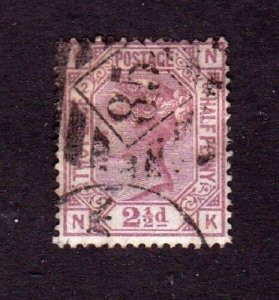 Great Britain stamp #66, used, Plate 2,   CV $90.00