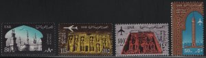 EGYPT, C101-C104, (4) SET, HINGED, 1963-65, Al Azhar Unniversity, Temple