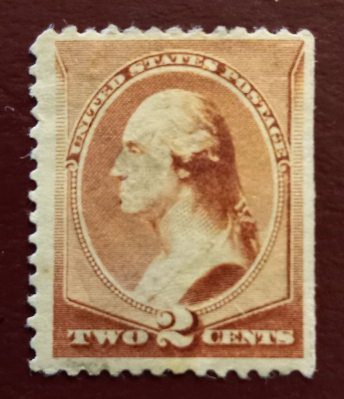 US Scott #211b Used VARIETY Special Printing W/Gum VF 1883