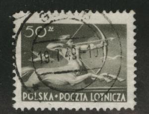 Poland Scott C24 used 1948 Air Post 