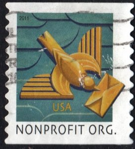 SC#4495 5¢ Art Deco Bird Coil Single (2011) Used