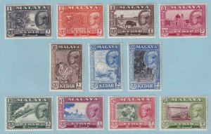 MALAYA - KEDAH 95 - 105  MINT HINGED OG * NO FAULTS VERY FINE! - X073