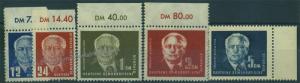 Germany DDR GDR 1953 Mi 251-255 MNH Set Wilhelm Pieck 50652