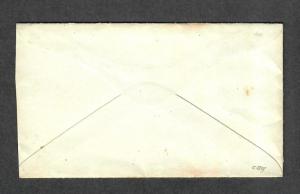 US Sc#26 Aug 20 1860 Boston Mass Canada Mail Cancel Scarce Cover