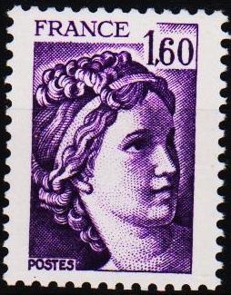 France. 1977 1f60 S.G.2229 Unmounted Mint