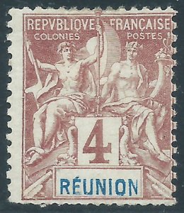 Reunion, Sc #36, 4c MH