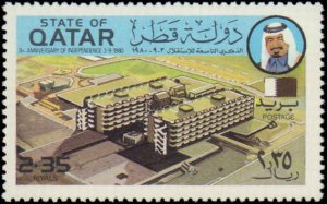 Qatar #579-582, Complete Set(4), 1980, Petroleum, Never Hinged
