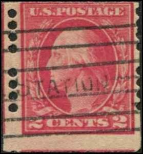 USA SC# 409  FARWELL Co. coil Group 4 perf type A, 2c Used