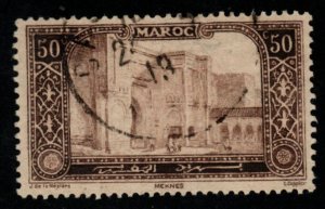 French Morocco Scott 67 Used Bab Mansour, Meknes stamp