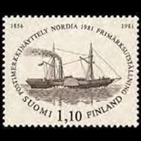 FINLAND 1981 - Scott# 654 Mail Boat Set of 1 NH